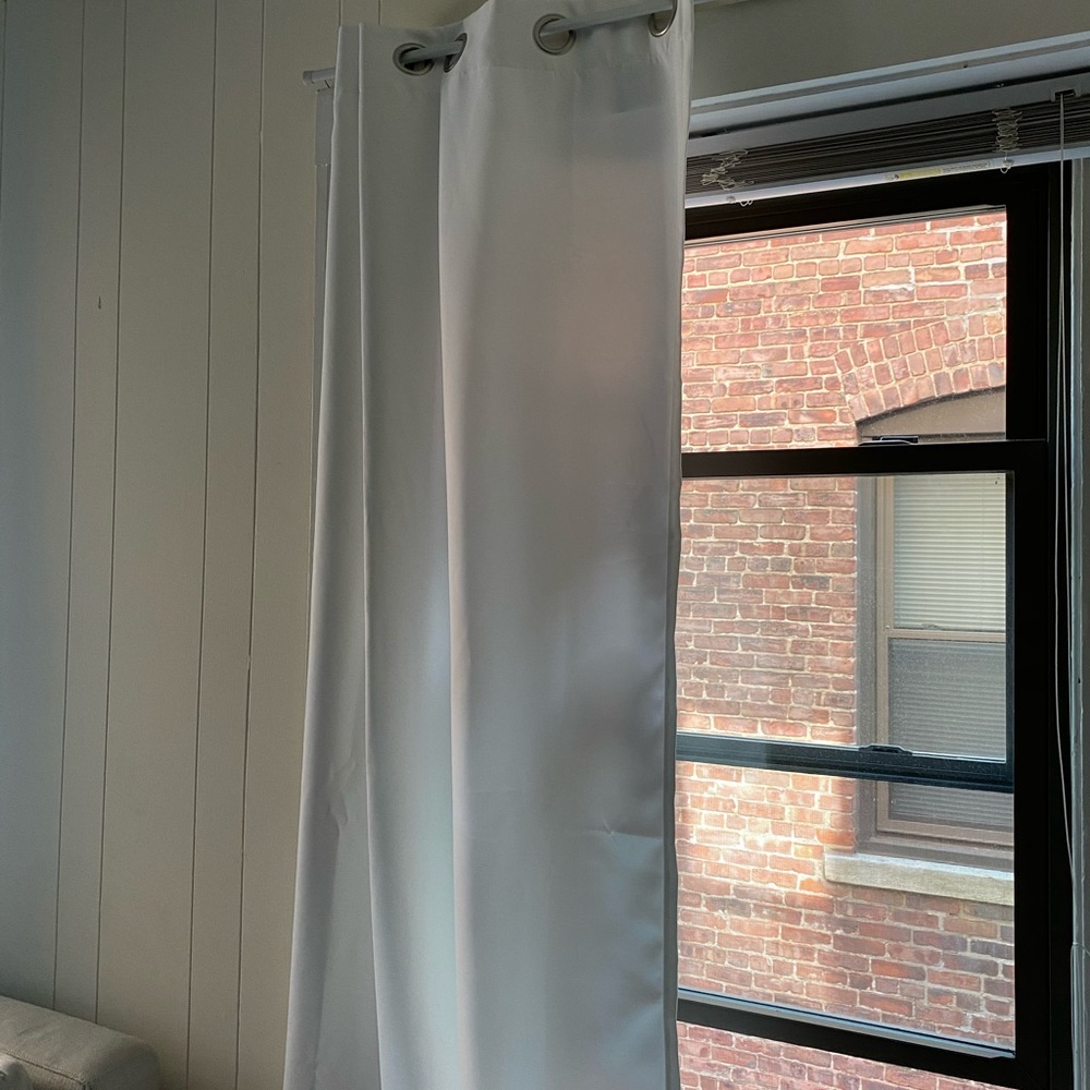 White Bed Bath and Beyond Curtains 52x84